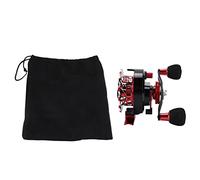 Carrete de Pesca Automático 3.6:1, 10 + 1BB, Cuerpo Metálico, Freno Magnético, Mano Izquierda - Automático de Enrollado, Alta Resistencia, Ideal para Pesca en Balsa (Copa de Hilo finamente Tallada