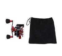 Carrete de Pesca Automático 3.6:1, 10 + 1BB, Cuerpo Metálico, Taza de Alambre Magnética, Freno Lento, Mano Izquierda - Ajuste Preciso, Resistente y Versátil para Pesca en Balsa y (Copa de Hilo