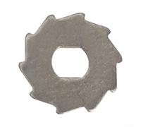 Carrete de pesca Baitcasting, carrete de tambor, placa de prensa de acero inoxidable, interruptor inverso, equipo de rebote para reparación y modificación de carrete de pesca (23,9 x 1,45 mm)