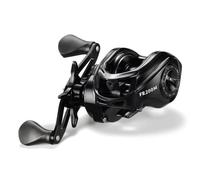 Carrete de Pesca Baitcasting Ligero Rápido Componentes de Aluminio Latón y Caucho con Control Afinado Adecuado para Orillas Recreativa, Style to 2