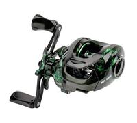 Carrete de Pesca Baitcasting,Sistema de frenado magnético para la Pesca en Agua Salada y Agua Dulce, carretes de Pesca Baitcaster con rodamientos de Bolas de Acero Inoxidable 18+1BB, Disponible en