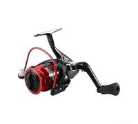Carrete de pesca con carrete de metal para agua salada y agua dulce, sistema de arrastre suave para fundición a larga distancia, para carrete todo terreno (rojo 7000)