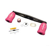Carrete de pesca con mango basculante de carbono con kit de herramientas de montaje para metanio para bantam para carretes SLXDC Baitcasting piezas de repuesto se adapta a 7 4 mm apertura de mango