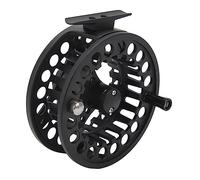 Carrete de pesca con mosca 9/10, carrete grande para moscas de espinas, vertido suave, pesca con mosca con limpieza a mano izquierda y derecha, 3 rodamientos