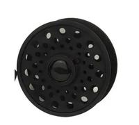 Carrete de Pesca con Mosca Carrete de Pesca con Mosca automático, Carrete de Pesca súper Ligero, Carrete de Mosca de Grafito con Bolsa de Malla de Carrete Extro(Spool Black 2pcs)
