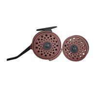 Carrete de Pesca con Mosca Carrete de Pesca con Mosca automático, Carrete súper Ligero, Grafito Bolsa Malla Extro(Reel and SpoolCoffee)