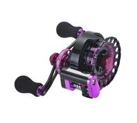 Carrete De Pesca con Mosca Full Metal Cable Automático 2.6:1 | Rueda de línea de pescado 10 + 1BB carrete de pesca en hielo derecho izquierdo arrastre 10kg