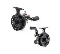 Carrete de pesca con mosca LEO DWS60 4 + 1BB 26:1 65 mm con rueda de pie alto.