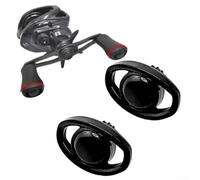 Carrete de pesca con tapa lateral de metal de 17,6 mm para carrete de pesca | Construcción de alta calidad, resistente a la corrosión, se adapta a daiwa PR100, acabado negro, diseño