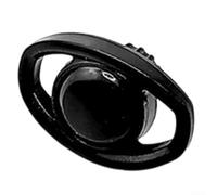 Carrete de pesca con tapa lateral de metal de 17,6 mm para carrete de pesca | Construcción de alta calidad, resistente a la corrosión, se adapta a daiwa PR100, acabado negro, diseño