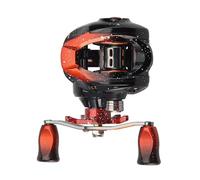 Carrete de pesca de agua salada, mango de pesca fuerte, reemplazable, derecha, izquierda, rueda de caña de mar, relación de engranaje 7.2:1