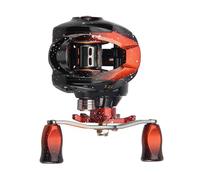 Carrete de pesca de agua salada, mango de pesca fuerte, reemplazable, derecha, izquierda, rueda de caña de mar, relación de engranaje 7.2:1