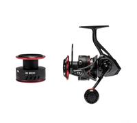 Carrete de pesca de arrastre de 12 kg con mango de metal suave, brazo mecanizado CNC, marco compuesto ligero y múltiples opciones de agarre (DK4000(DK8000 (bola de metal)