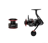 Carrete de pesca de arrastre de 12 kg con mango de metal suave, brazo mecanizado CNC, marco compuesto ligero y múltiples opciones de agarre (DK4000 (bola de metal)