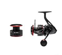 Carrete de pesca de arrastre de 12 kg con mango de metal suave, brazo mecanizado CNC, marco compuesto ligero y múltiples opciones de agarre (DK4000(DK7000 (bola de metal)