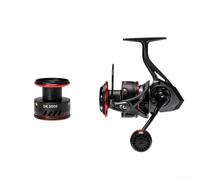 Carrete de pesca de arrastre de 12 kg con mango de metal suave, brazo mecanizado CNC, marco compuesto ligero y múltiples opciones de agarre (DK4000(DK5000 (bola de metal)