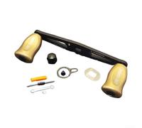 Carrete de pesca de carbono con mango basculante con herramientas para metanio para bantam para SLXDC Baitcasting piezas de carrete distancia entre ejes 95 mm longitud del mango 105 mm apertura de