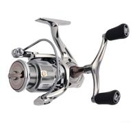 Carrete de pesca de cebo fiable que incorpora carrete de metal 5.2:1, relación de engranaje, diseño de doble mango y resistencia de arrastre de 8 kg para uso prolongado de sesión (MS-T-2000S)