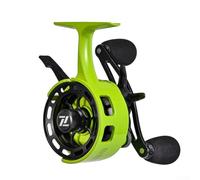 Carrete de pesca de hielo en línea con sistema de caída magnética, rodamiento de bolas 3+1, transmisión 3.2:1, palanca libre de dos direcciones, sistema de frenado para peces depredadores