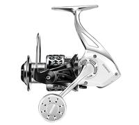 Carrete de pesca de mar, carrete giratorio de Metal completo for agua salada, carrete de pesca de carpa, rueda de engranaje de 14 + 1bb, carrete de arrastre de 18kg for surfcasting ( Size : 5000 Serie