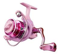 Carrete de pesca de metal avanzado con carrete de aluminio y arrastre máximo de 10 kg para un funcionamiento eficiente y recuperación 5.2:1 de alta velocidad en aguas duras (MC-3000 rosa)
