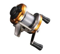 Carrete de pesca de metal, carretes de pesca ligeros con cuerda para barcos, pesca de roca, playa, lago, río, pesca de metal