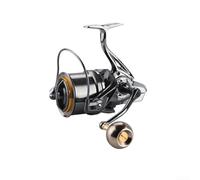 Carrete de pesca de metal serie 8000 a 14000 con rodamientos sellados de acero inoxidable 6+1 para fundición larga suave y resistencia al agua salada (NAG10000)