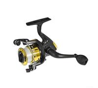 Carrete de pesca eficiente con relación de transmisión 5 2 1, pesa solo 153 g, diseñado para un funcionamiento suave en varias técnicas de pesca (amarillo)