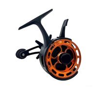 Carrete de pesca en hielo de pie alto con 3 más 1 rodamientos de bolas y 3. Para relación de engranaje 2 a 1 para pesca en balsa de lago de invierno con arrastre máximo de 8 kg y diseño de carrete
