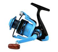 Carrete de pesca giratorio de alta velocidad con relación 5.2:1, carrete de pesca 2000-7000 para agua salada, agua dulce, potentes carretes giratorios