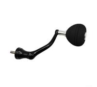 Carrete de pesca Mango de brazo único con perilla EVA para Spherous Biomaster SW5000 SW6000 Series Plegable Parte modificada Plata (plata)