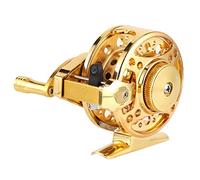 Carrete de Pesca Portátil de Aleación de Aluminio, 5 Rodamientos, Velocidad 3.0:1, Rueda Ligera y Resistente - Diseño Preciso CNC, Alta Durabilidad, Ideal para Diversas Técnicas (Versión para Mano