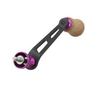 Carrete de pesca púrpura reemplazo utilidad mantenimiento función duradera | Fibra de carbono de 70 mm para spinning- Carrete de un solo mango, compatible con Shimano-Stradic Sahara Ultegra Vanford
