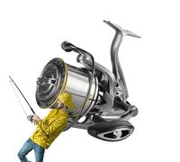 Carrete de pesca spincast, verter para pesca, rodamiento de bolas de acero con relación de velocidad 4.8: 1 - Carrete de pesca de agua salada 17 + 1bb, bobinas de pesca de cebo,