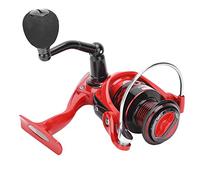 Carrete de Pesca Spinning Reel 13 + 1BB, Rodamiento 14, Mano Izquierda y Derecha Intercambiable, Accesorio de Pesca Durable - Estructura Metálica Resistente, Unidireccion (AST2000)