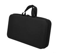 Carrete de pesca y bolsa de almacenamiento de línea portátil con compartimentos acolchados de esponja gruesa, tela de nailon, metal fuerte, doble cremallera, funcionamiento suave para cañas de pescar