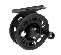 Carrete de plástico para pesca en río, pesca con mosca izquierda/cambio posible (diámetro del carrete 42 mm)