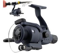 Carrete De Spinner,Reversible Ligero Ultra Suave - con Carrete Metálico | para Trucha Agua Salada Agua Dulce Orilla Muelle Río Arroyo Estanque Lago Trucha Salada