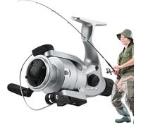 Carrete De Spinner - Reversible Ligero Ultra Suave - con Carrete Metálico,para, Trucha, Siluro, En Agua Salada Y Dulce, Orilla, Muelle, Río, Arroyo, Estanque