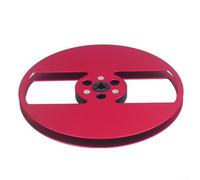 Carrete de toma de 14 7 pulgadas diseñado para bridas Nab, se adapta a reproductores de cinta TEAC y Roar Reel a Reel mejorando el rendimiento de grabación y grabación Re (rojo)