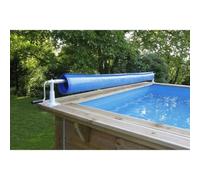 Carrete enrollador manual Ubbink Xtra 5,5 m 8 tubos ajustables para piscinas