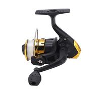 Carrete Giratorio de Pesca Carrete de Metal Rodamientos de Bolas 3BB Copa de línea de Metal Duradera con línea NO 6 de 40 M para entusiastas de la Pesca de Agua Dulce y Salada (Carrete de Pesca