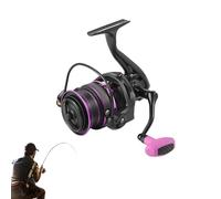 Carrete Giratorio Para Agua Salada - Rueda De Metal Ligero, Equipo De Resistente Y Resistente | Equipo De Mango Intercambiable Que Proporciona Control