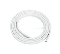 CARRETE MANGUERA TUBULAR 3x2,5mm BLANCA 25m: Perfecto para jardinería y riego, ofrece resistencia y flexibilidad. Su longitud facilita el acceso a todos los rincones.