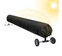 Carrete para Cobertor Piscina Tela Oxford 420D con Correa Protección | Almacenamiento Enrollador Solar Piscina Para Exterior, Jardín, Patio, Protección Lluvia, Sol, Nieve, Garaje