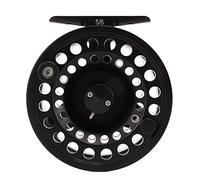 Carrete para Mosca HaloVerde de aleación de Aluminio 5/6 con manivela Convertible Izquierda/Derecha para Pesca con Mosca en Agua Salada, Que Proporciona una recuperación rápida de