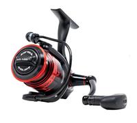PENN Fierce IV Spinning, Carrete de Pesca, carretes giratorios, Pesca en mar - Costa, Pesca en el mar versátil para Barco, Kayak, Orilla, Jigging, Surf y Uso Completo, Unisex, Negro/Rojo, 2000