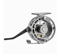 Carrete Pesca Mosca Carrete automático de Pesca con Mosca Fabricado en Aluminio mecanizado CNC 75 mm diámetro Exterior y Gran Eje for ninfas Agua Dulce