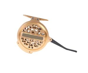 Carrete Pesca Mosca Carrete de Pesca con Mosca automático 2 + 1 BB Carrete Aluminio súper Ligero Color Negro/Dorado(Gold)