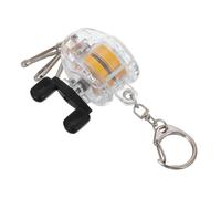 Carrete Retráctil de Pesca Telescópico para Pescadores, Acero Inoxidable | Accesorio Compacto Cordón Ajustable y Varios Tiradores, para Mar y Agua Dulce, Llavero